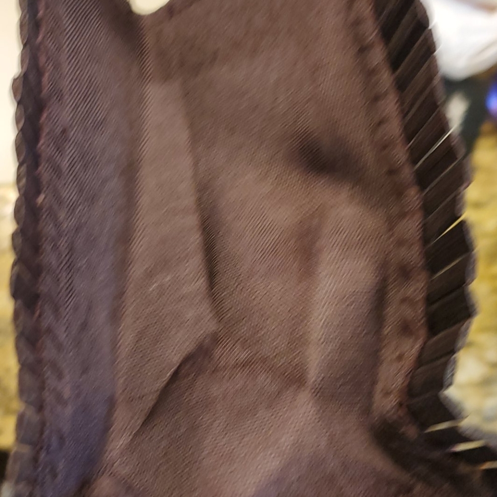 ONLY 1 LEFT!! Bamboo purse coconut clasp - Picture 5 of 7